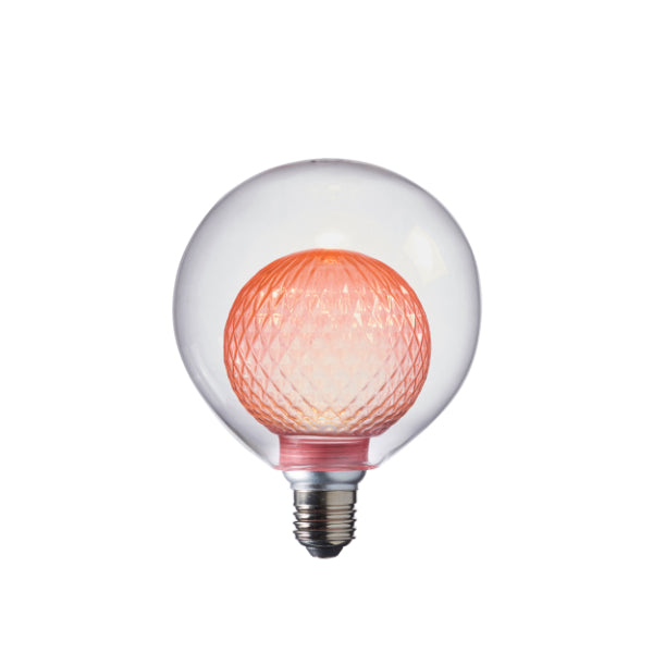 Aylo Pink E27/ES 3w LED Globe Bulb