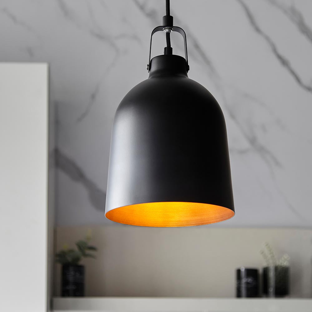 Lazenby Black Pendant