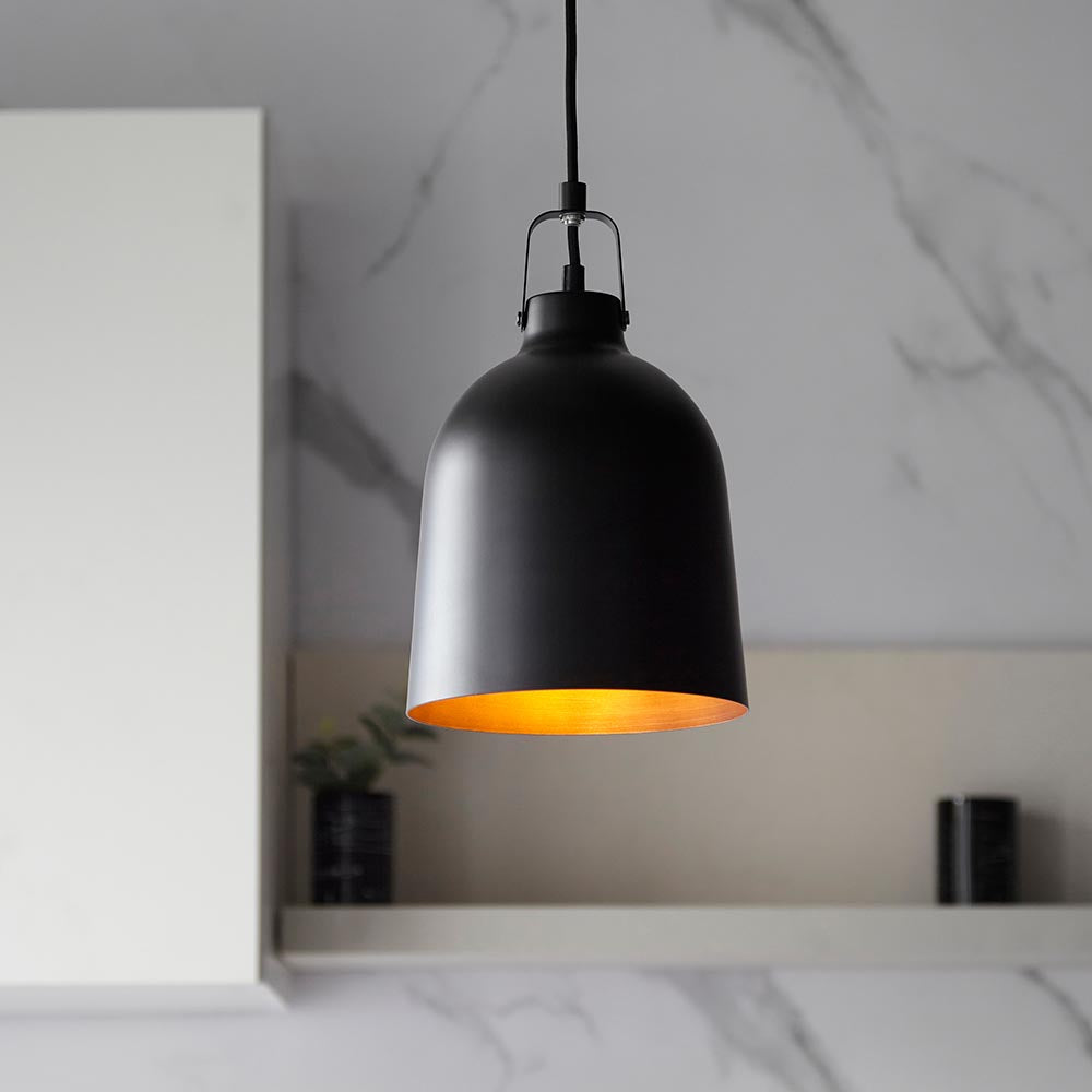 Lazenby Black Pendant