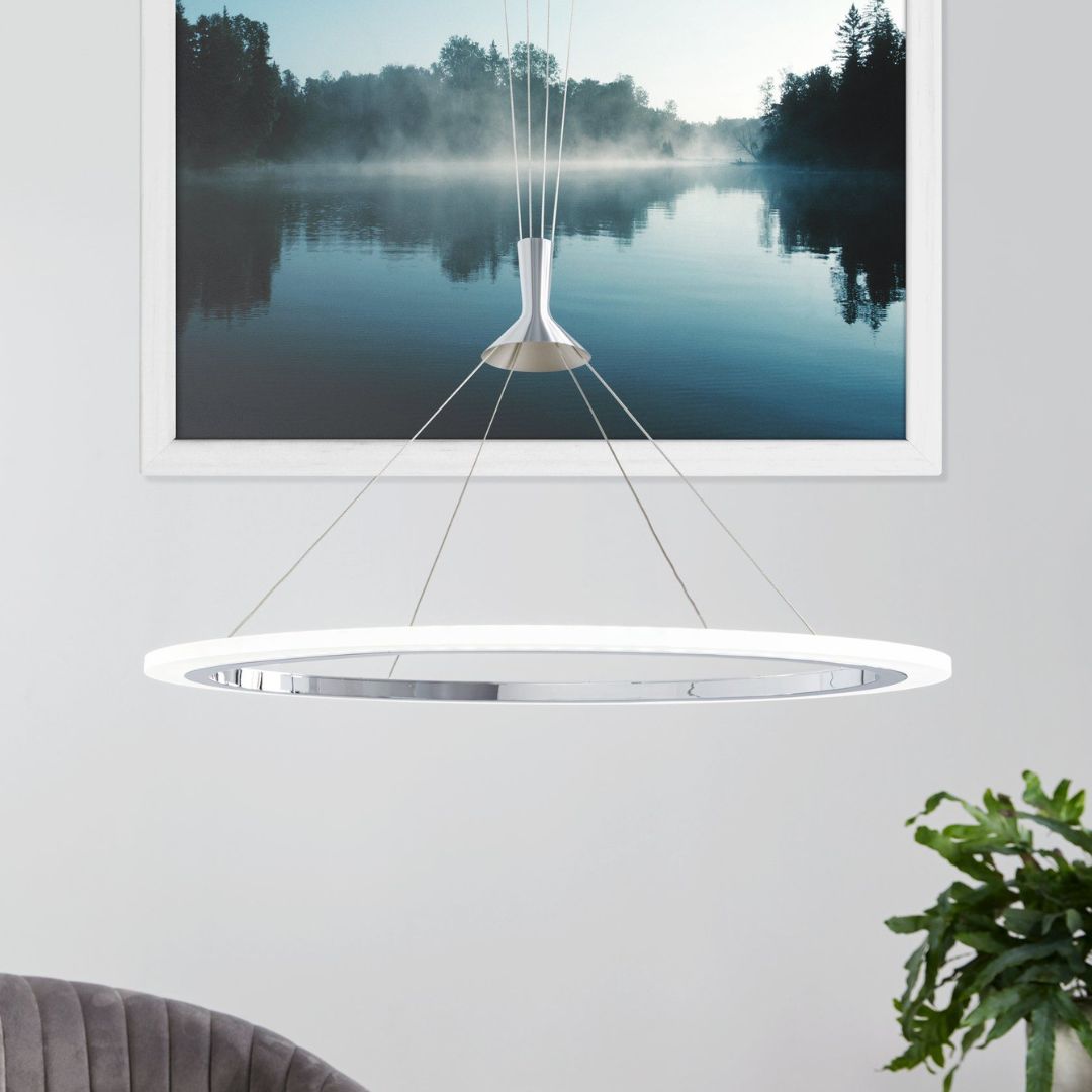Hornitos-c LED Polished Chrome Ceiling Pendant