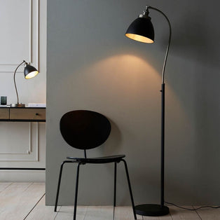 Franklin Black and Pewter Task Floor Lamp