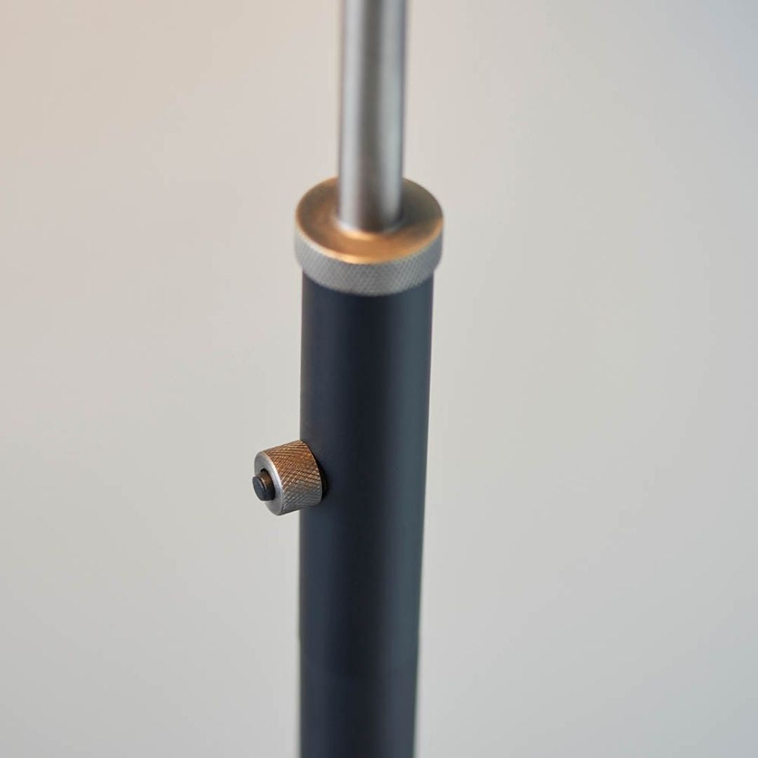 Franklin Black and Pewter Task Floor Lamp