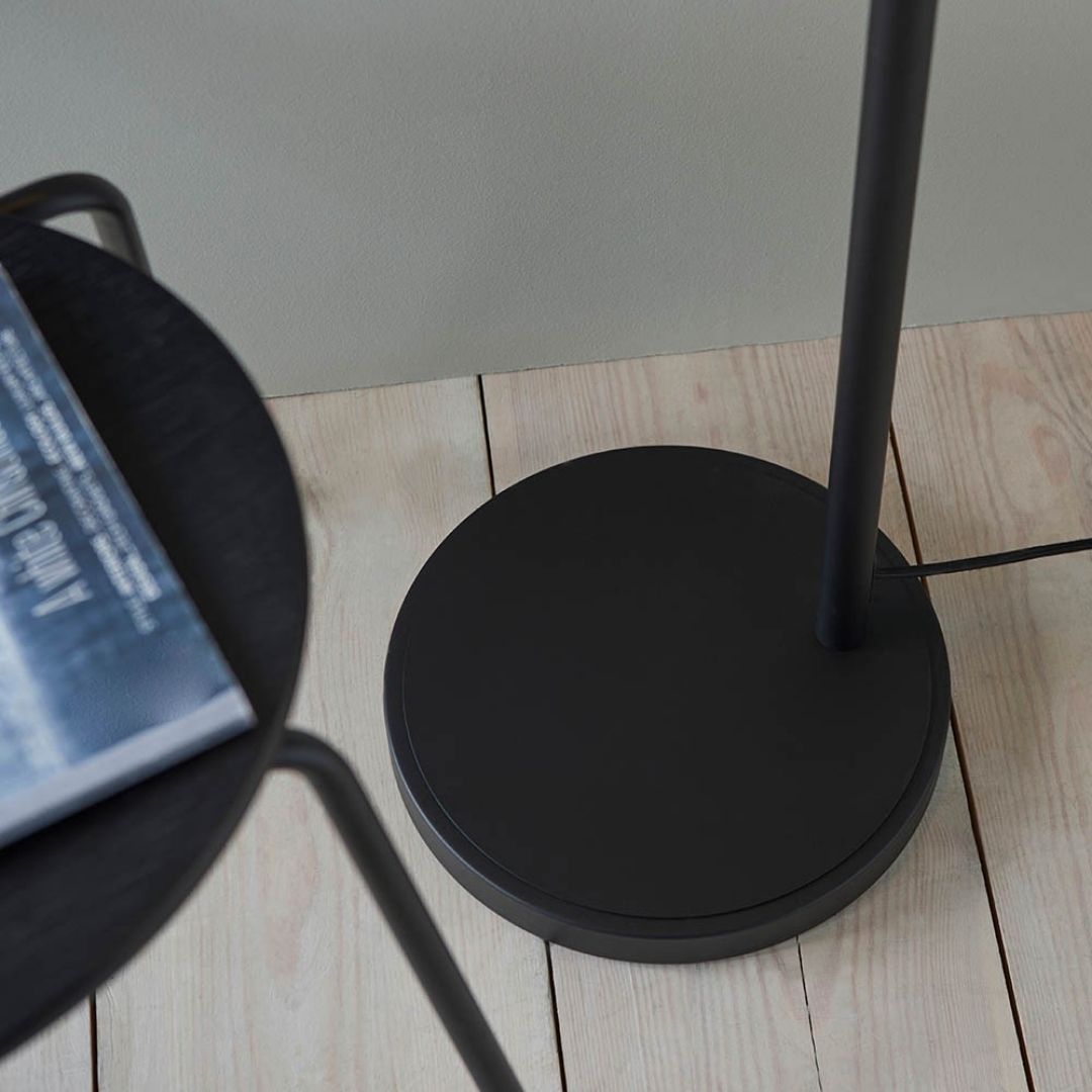 Franklin Black and Pewter Task Floor Lamp