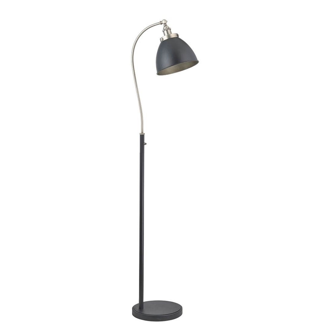 Franklin Black and Pewter Task Floor Lamp
