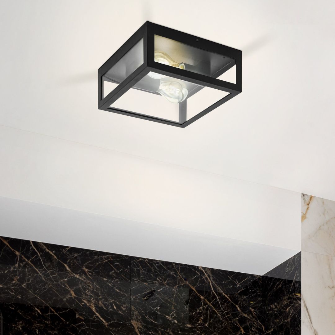 Amezola 2 light Flush Ceiling Light