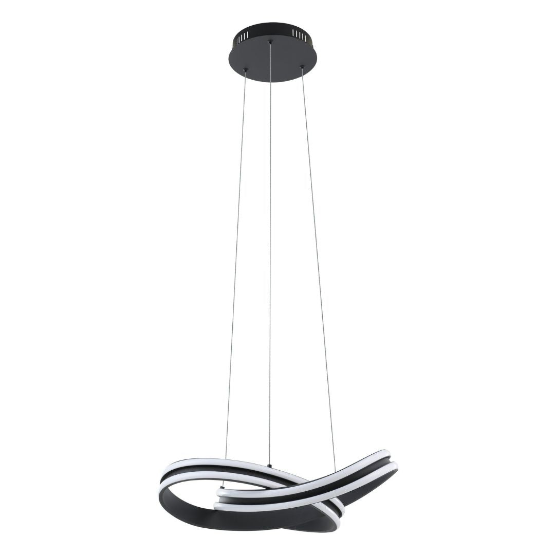 Corredera Matt Black 120cm LED Pendant Light