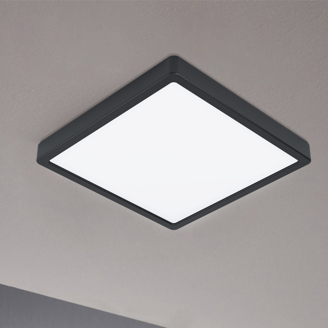 Fueva LED Flush IP44 Square Ceiling Light