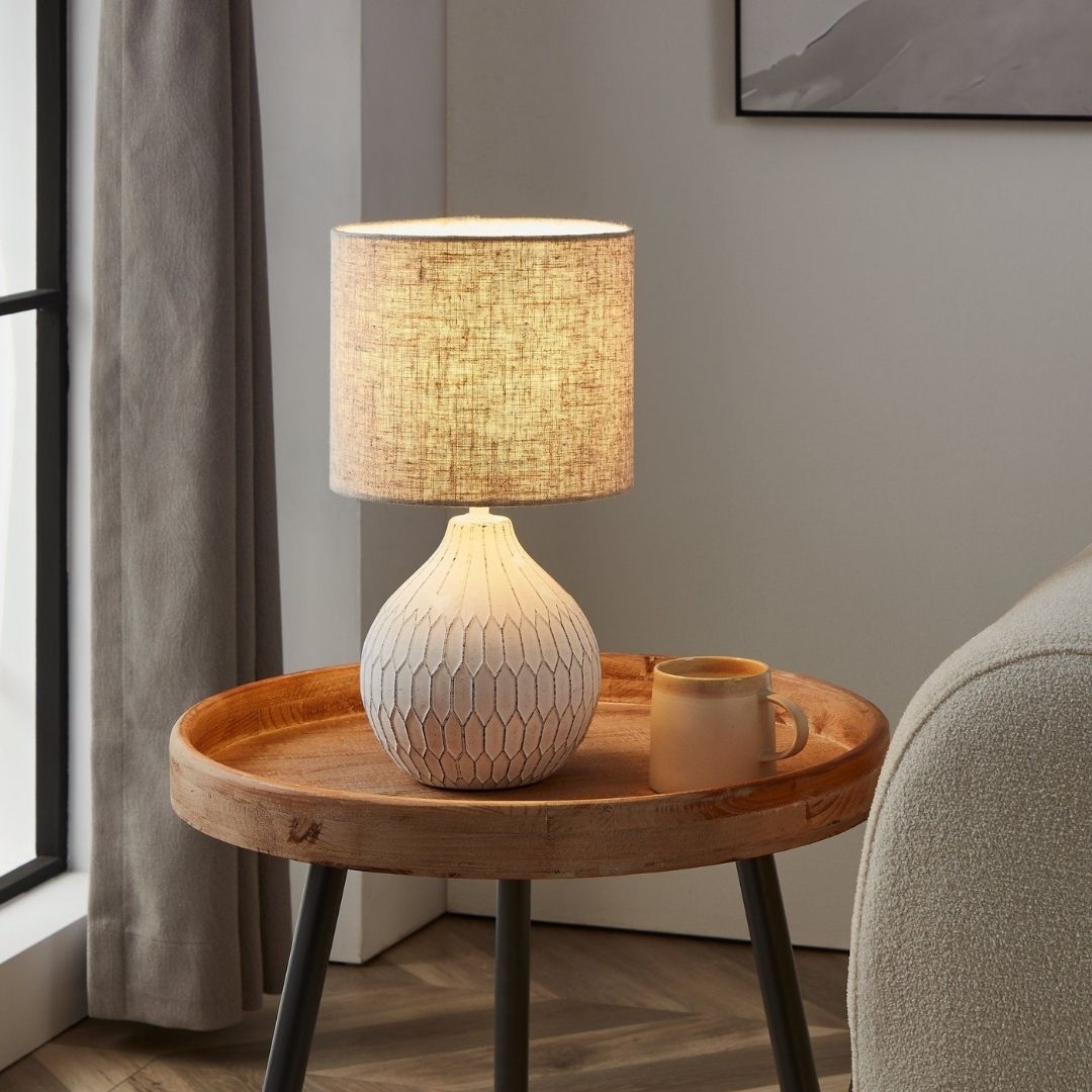 Bellariva White Ceramic Table Lamp