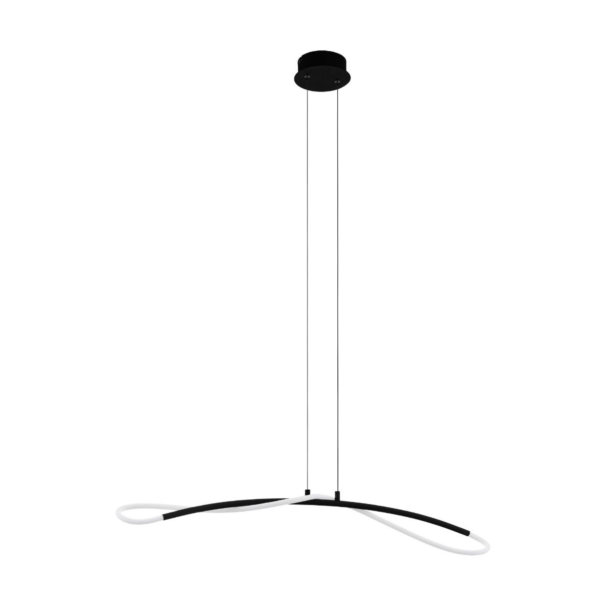 Egidonella Black LED Linear Pendant Ceiling Light