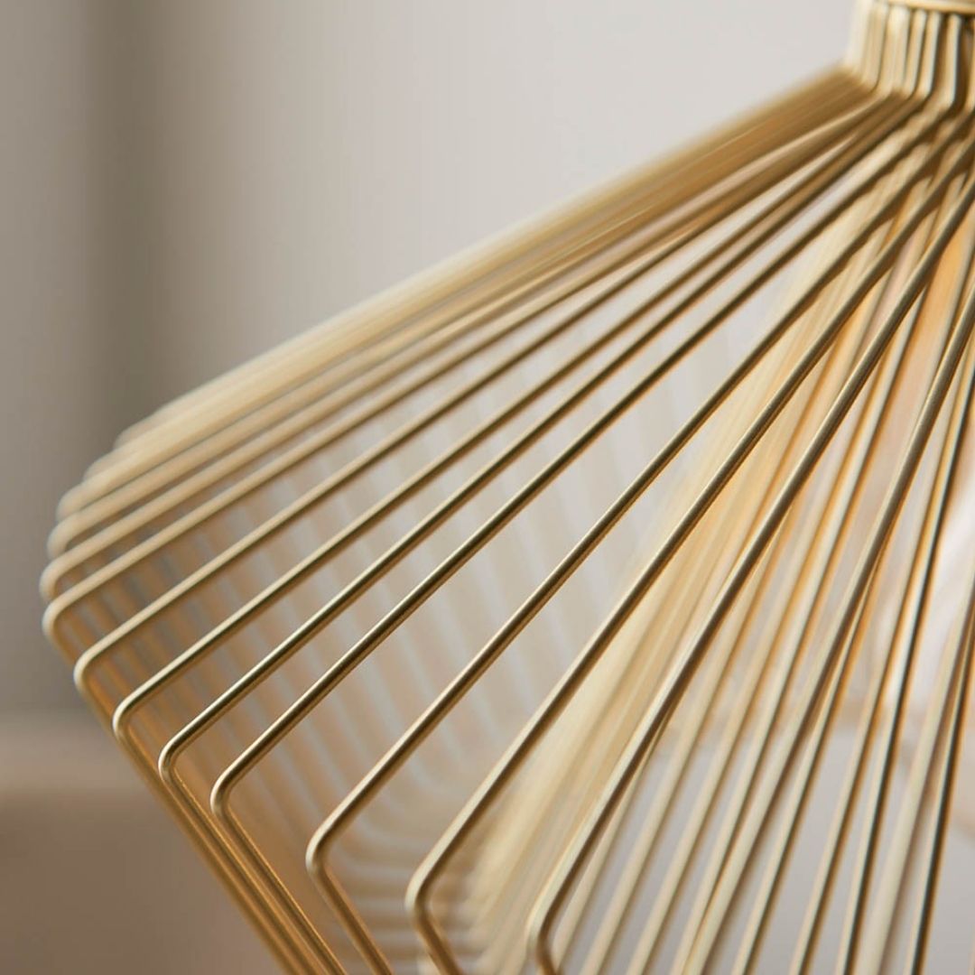 Kimberley 1 Light Gold Pendant Ceiling Light