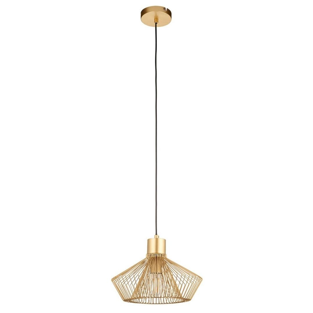 Kimberley 1 Light Gold Pendant Ceiling Light