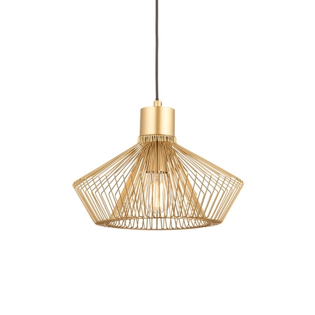 Kimberley 1 Light Gold Pendant Ceiling Light