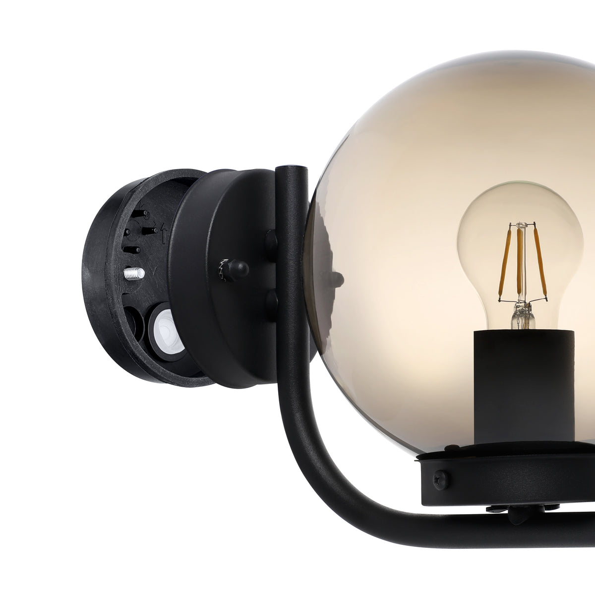 Taverna Black Outdoor Wall Light