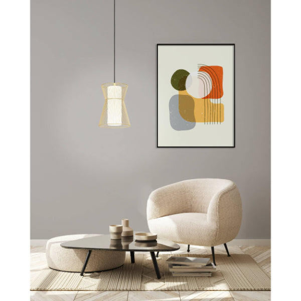 Maseta White & Gold Ceiling Pendant