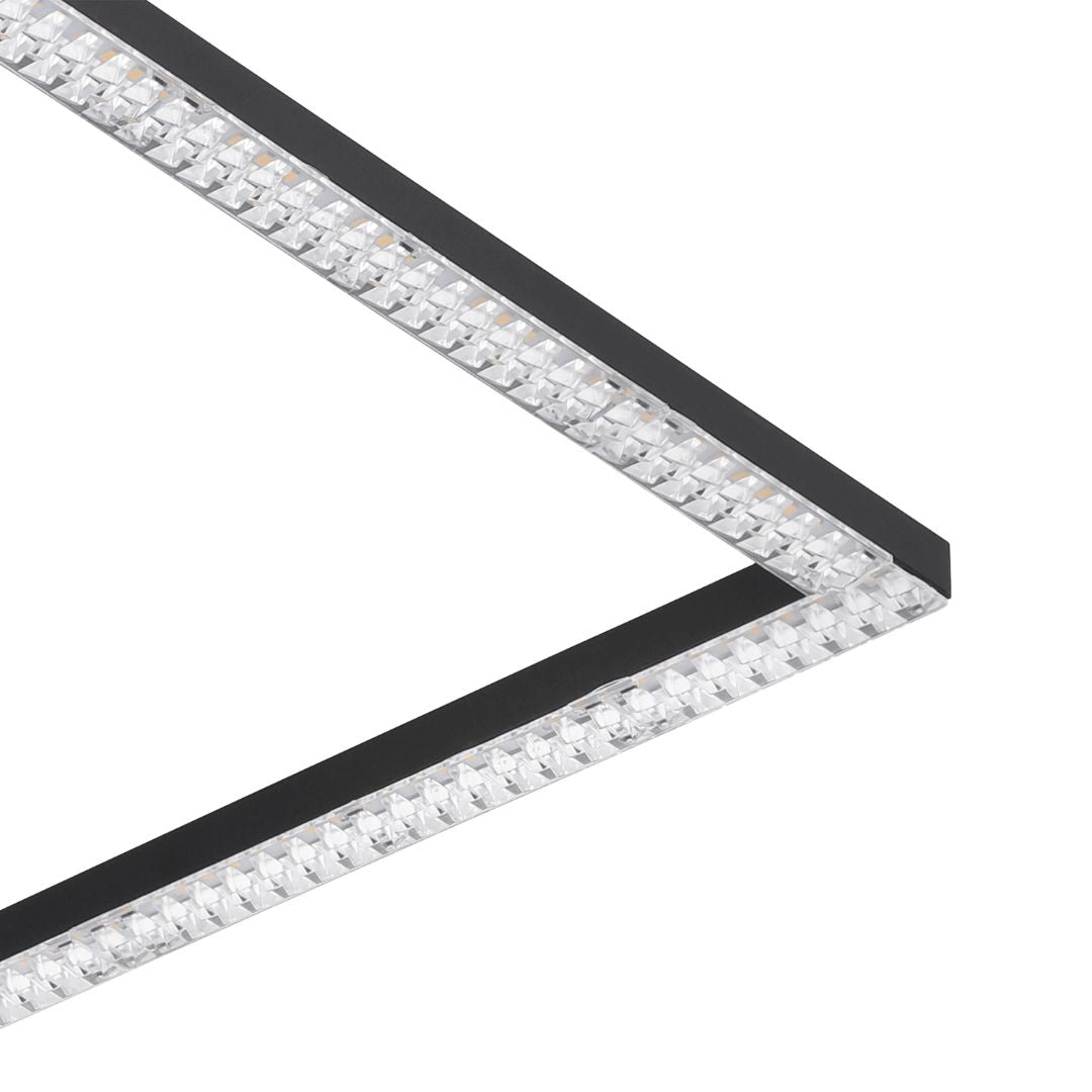 Lejias Black LED Flush Ceiling Light