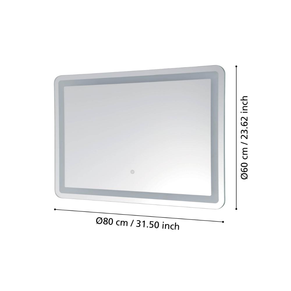Buenavista Landscape LED Large Touch Bathroom Mirror