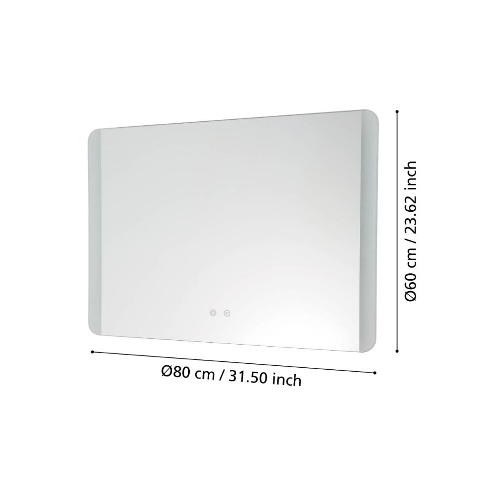Buenavista Landscape 2-Light LED Touch Bathroom Mirror