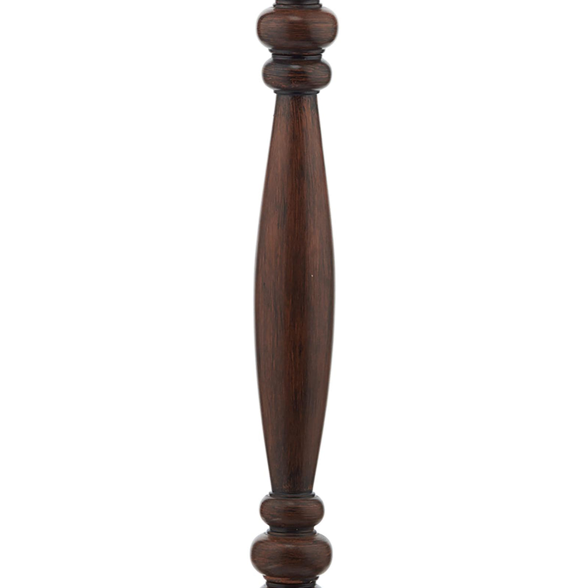 Hayward Dark Wood Effect Traditional Floor Lamp