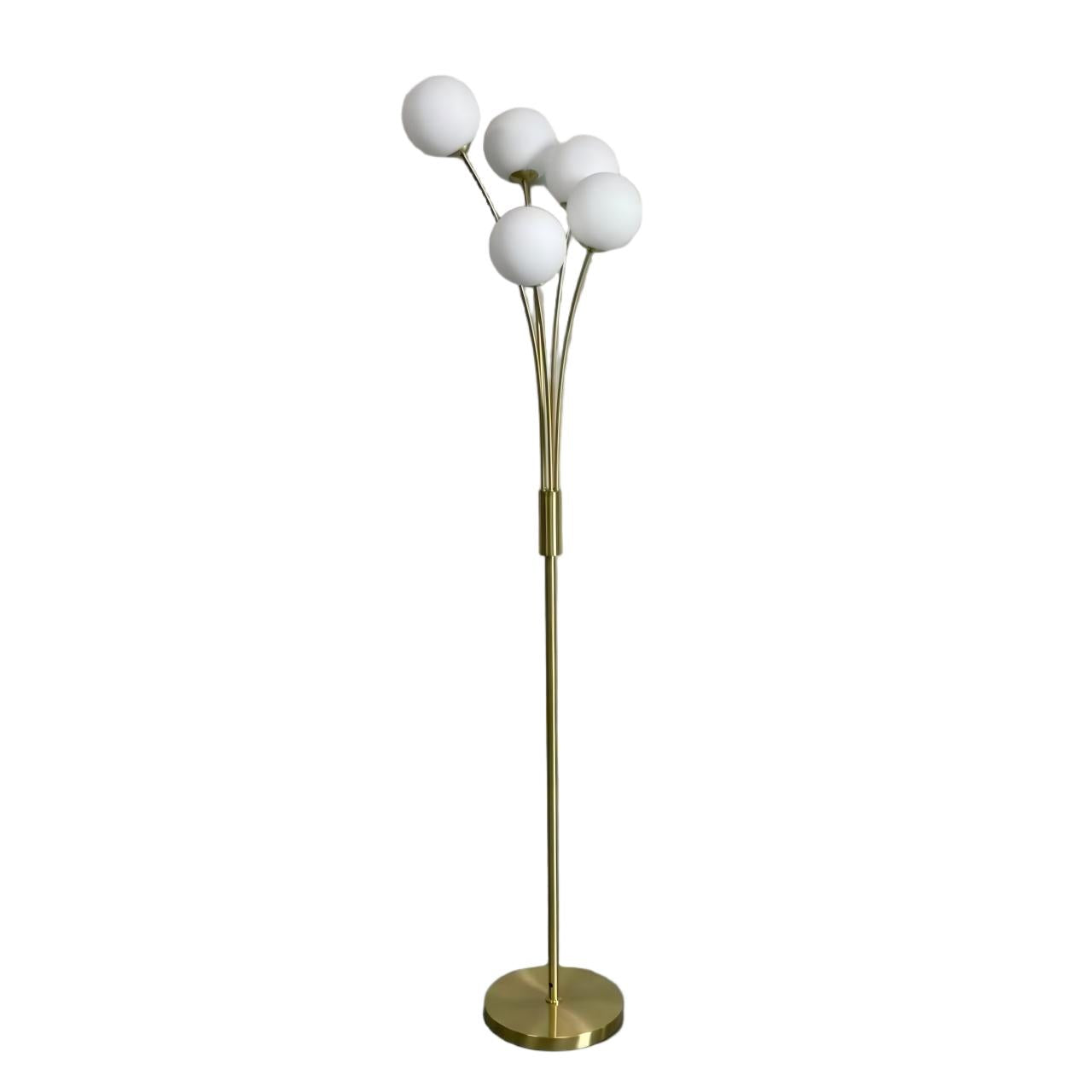 Jackson 5-Light Gold Floor Lamp