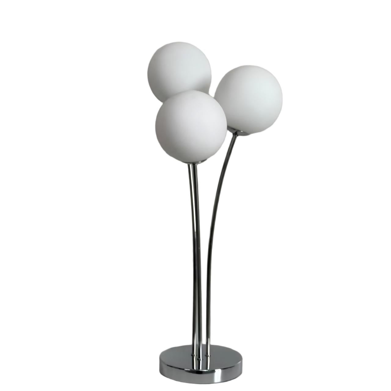 Jackson 3-Light Chrome Table Lamp