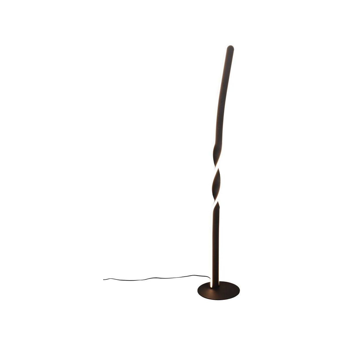 Ginko Matt Black LED Floor Lamp