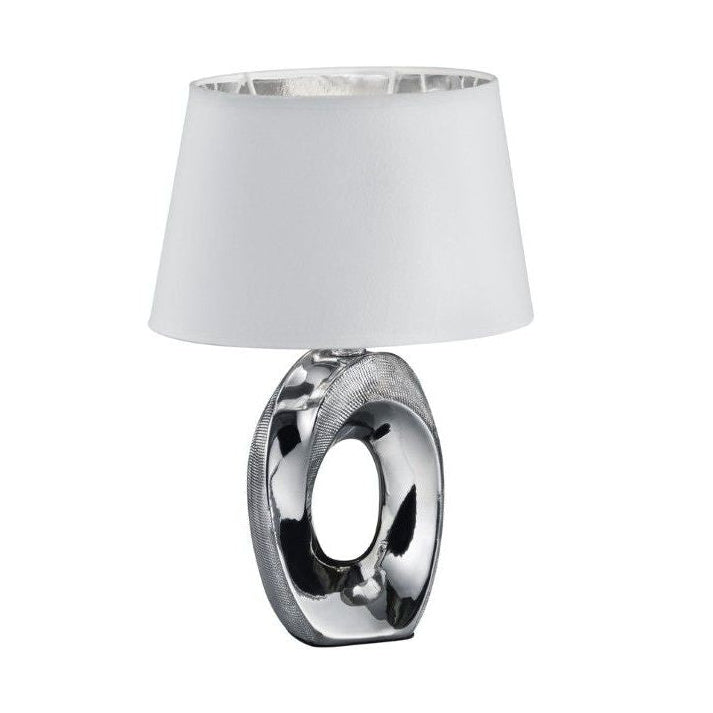 Taba Silver Table Lamp Small