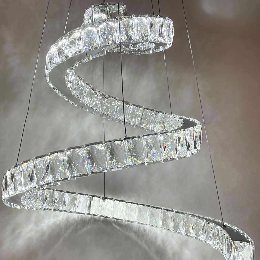 Khadija Colour Changing LED Polished Chrome Ceiling Light