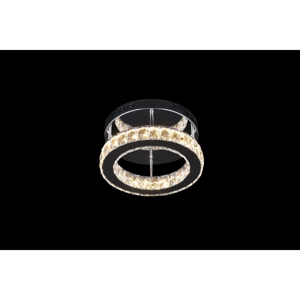 Grace Colour Changing LED Polished Chrome Flush Light