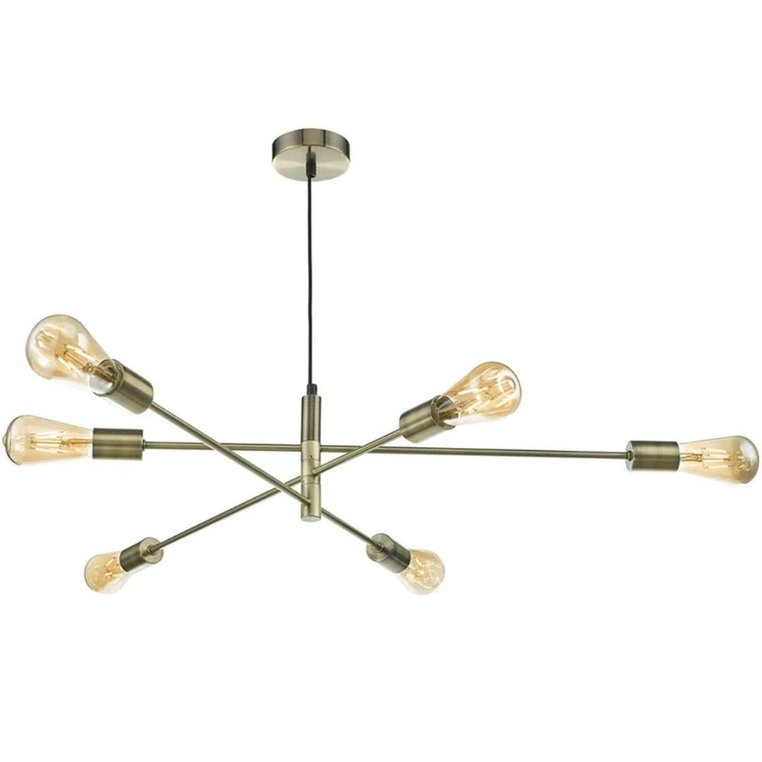 Alana Antique Brass Ceiling Pendant