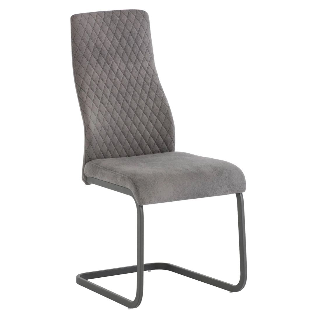 Amalfi 4 Seat Dining Set in Grey