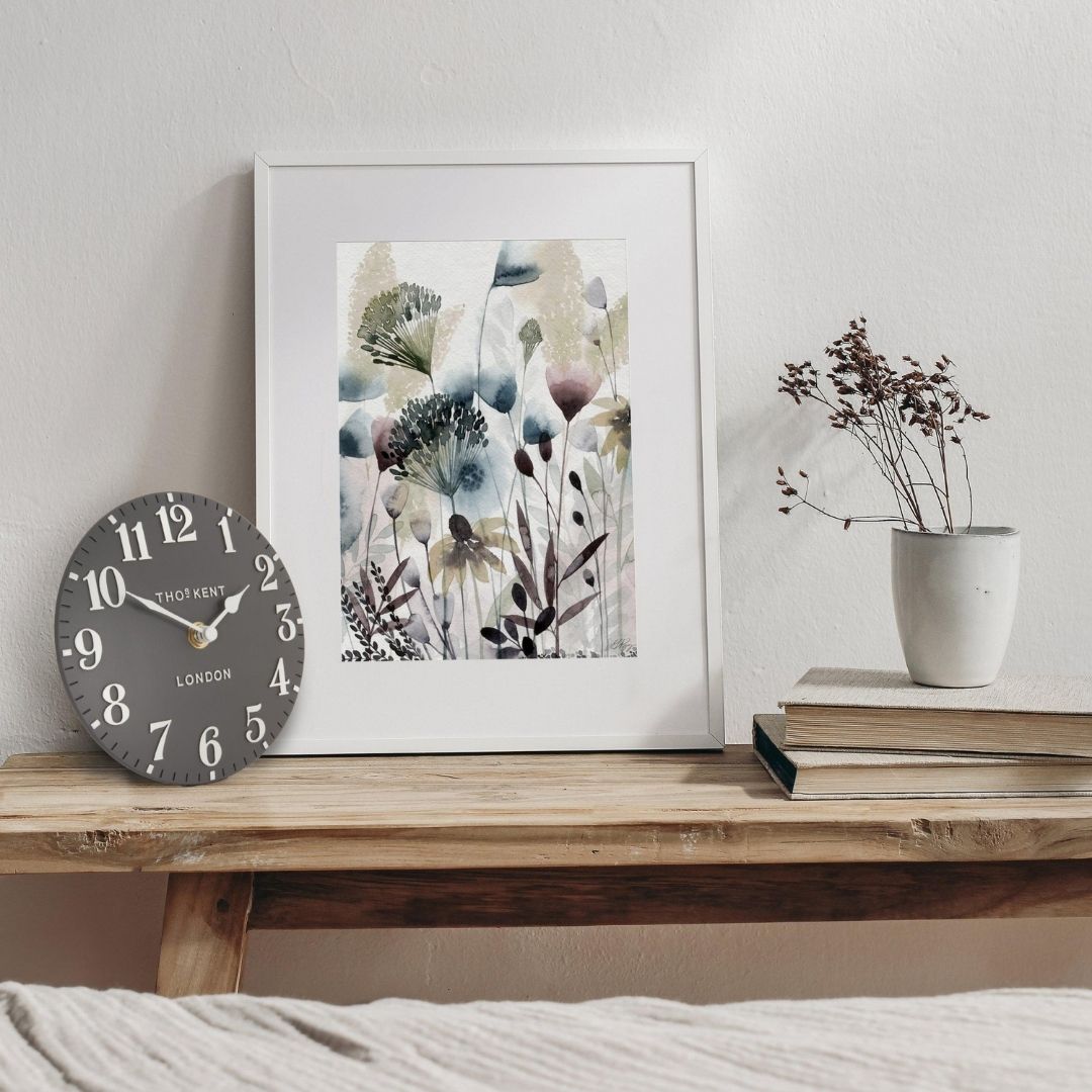 Thomas Kent Arabic Mantel Clock Dolphin