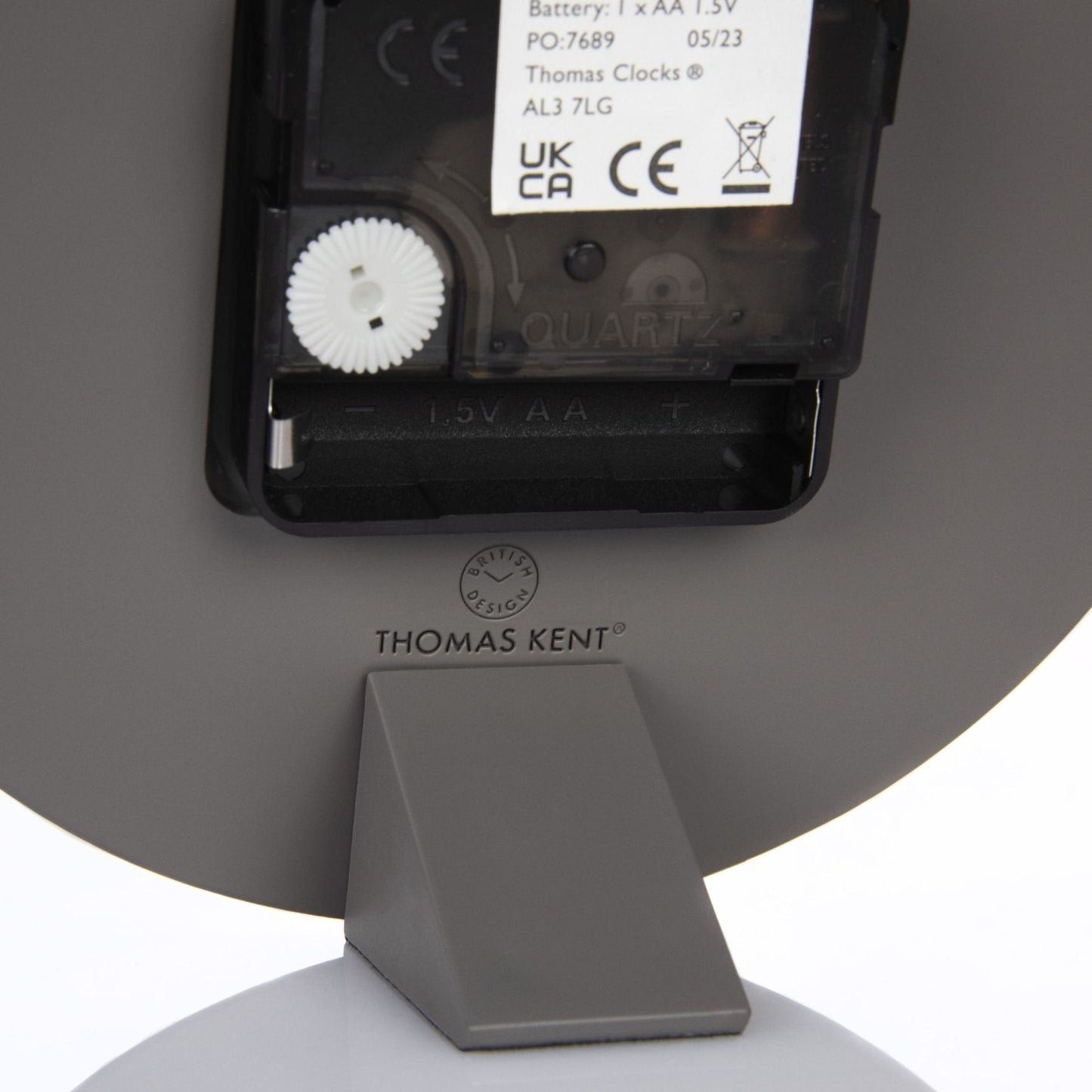 Thomas Kent Arabic Mantel Clock Dolphin