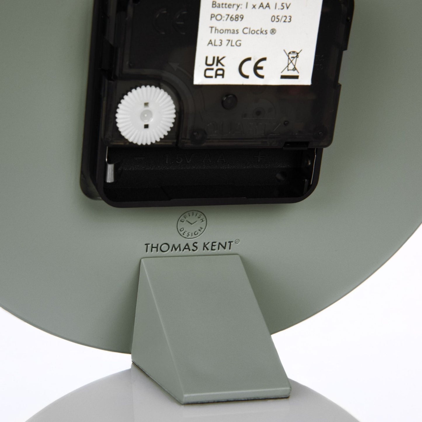 Thomas Kent Arabic Mantel Clock Seagrass