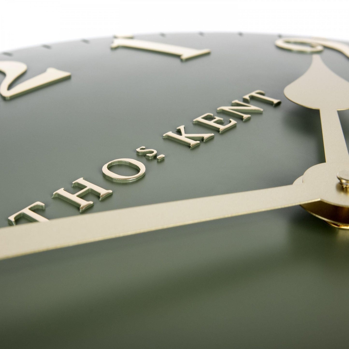 Thomas Kent 20" Arabic Wall Clock Lichen Green