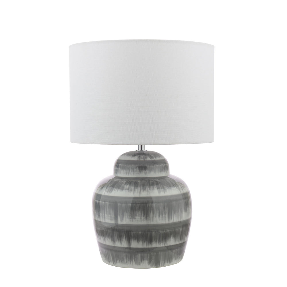 Brenna Grey Table Lamp