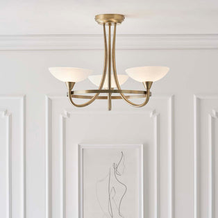 Cagney 3 Light - Antique Brass