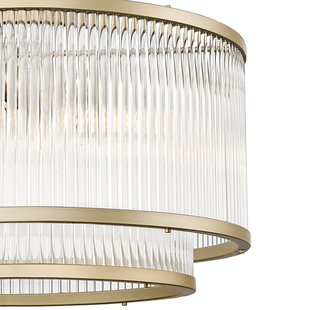 Giovanna 5 Light 2 Tier Gold Ceiling Pendant