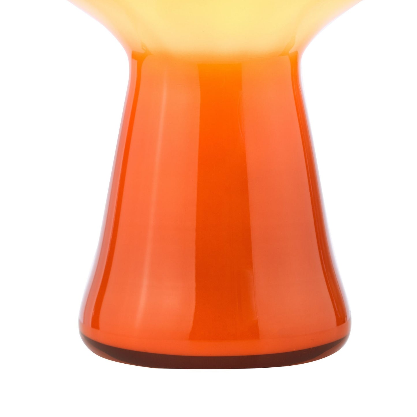 Chrissy Orange Glass Table Lamp