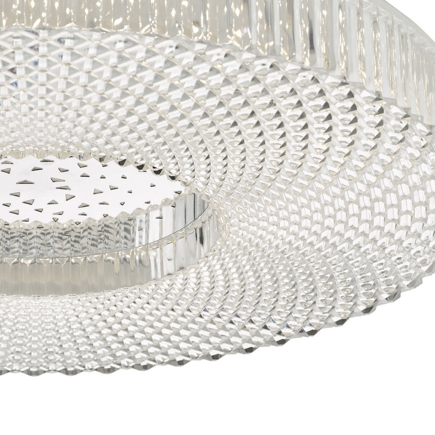 Cimona Large Acrylic LED Flush Ceiling Light