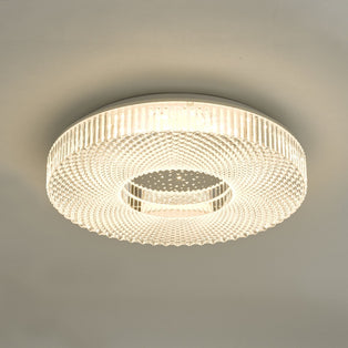 Cimona Medium Acrylic LED Flush Ceiling Light