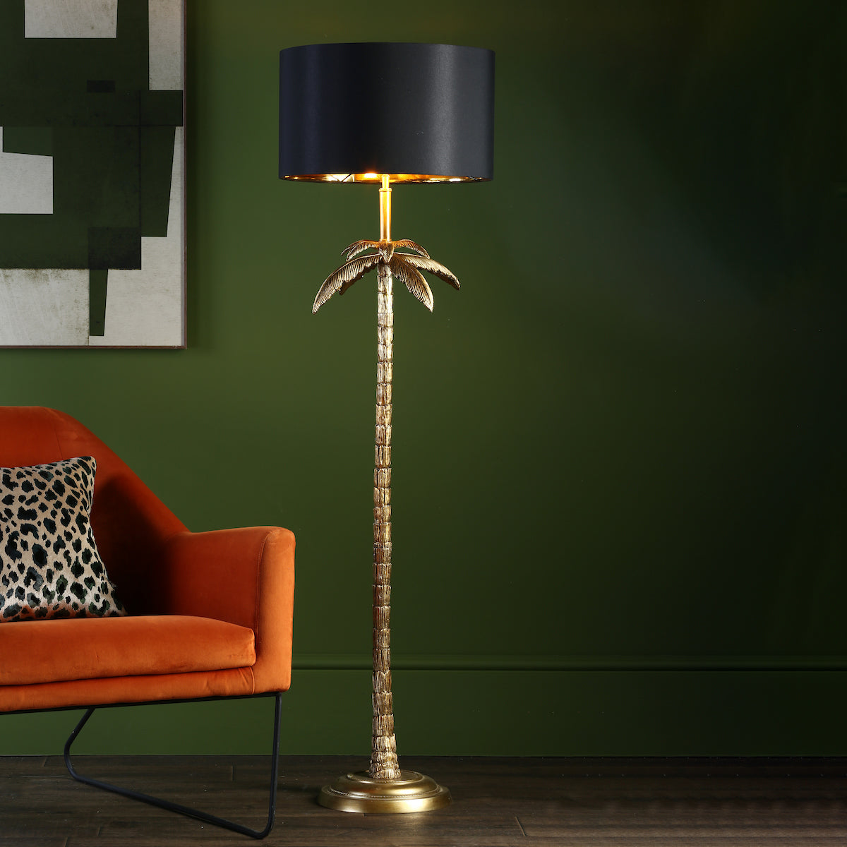 Coco Floor Lamp Antique Gold