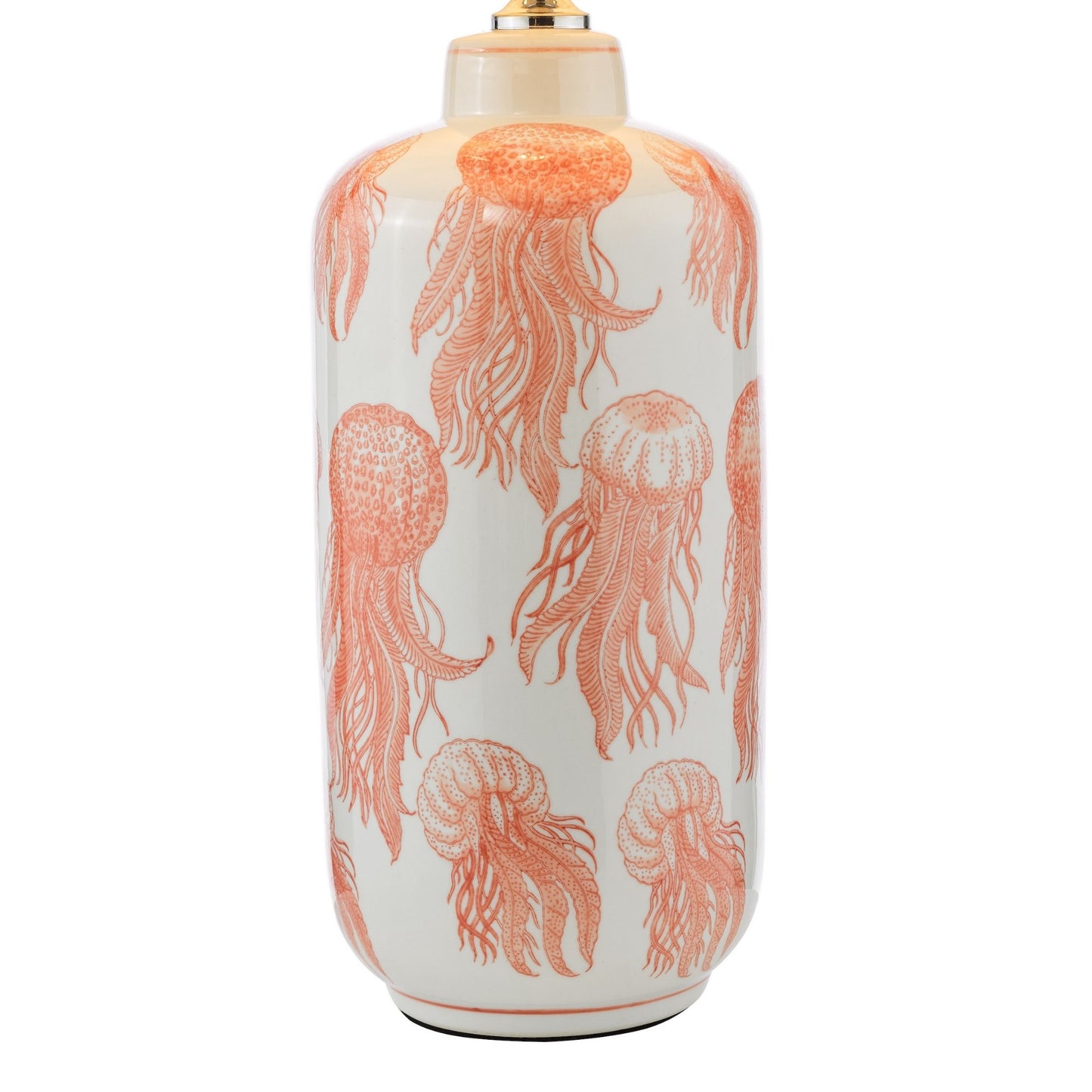 Cyanea Coral Pink Ceramic Table Lamp