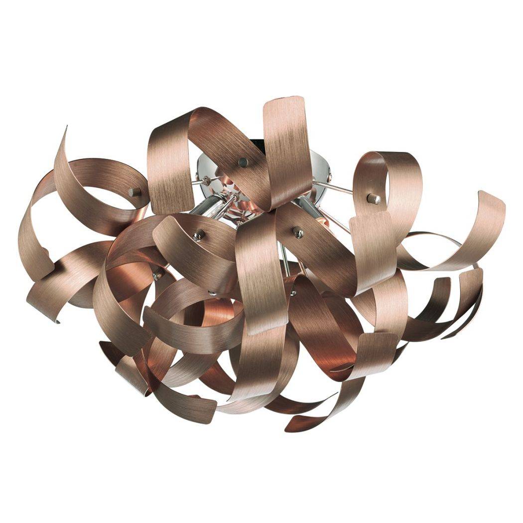 Rawley 4 Light Ceiling Light Copper