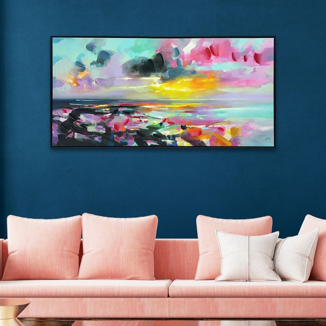 Esprit Insulaire Framed Canvas Wall Art 50x100