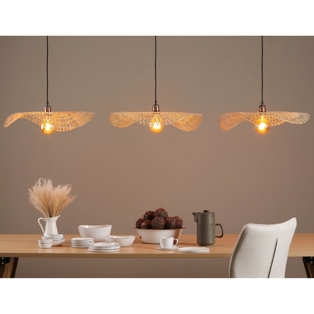 Deja Easy Fit Rattan Ceiling Pendant Shade