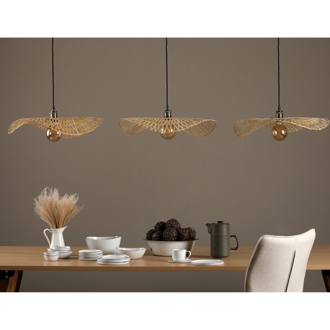 Deja Easy Fit Rattan Ceiling Pendant Shade