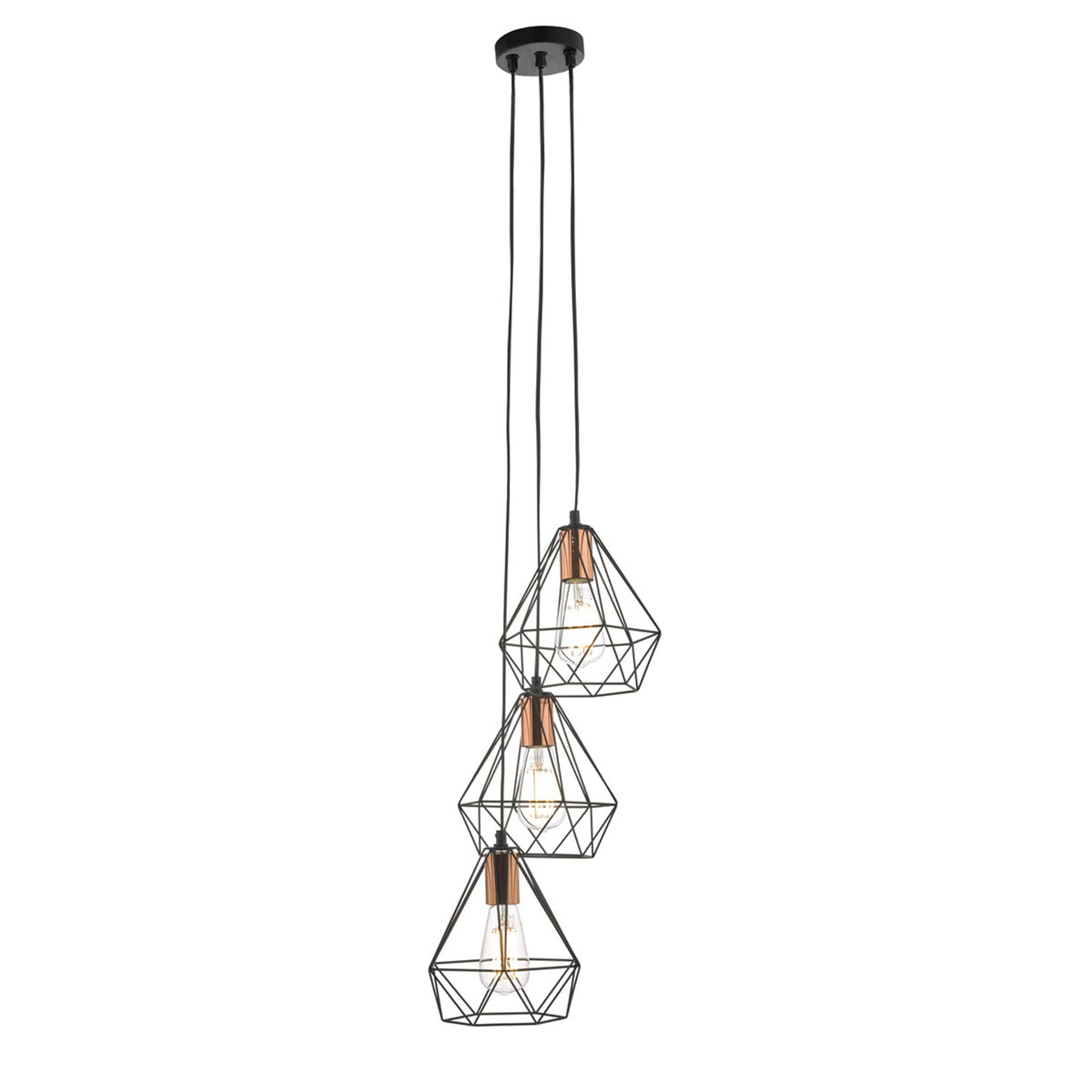 Deyon 3 Light Cluster Pendant Ceiling Light