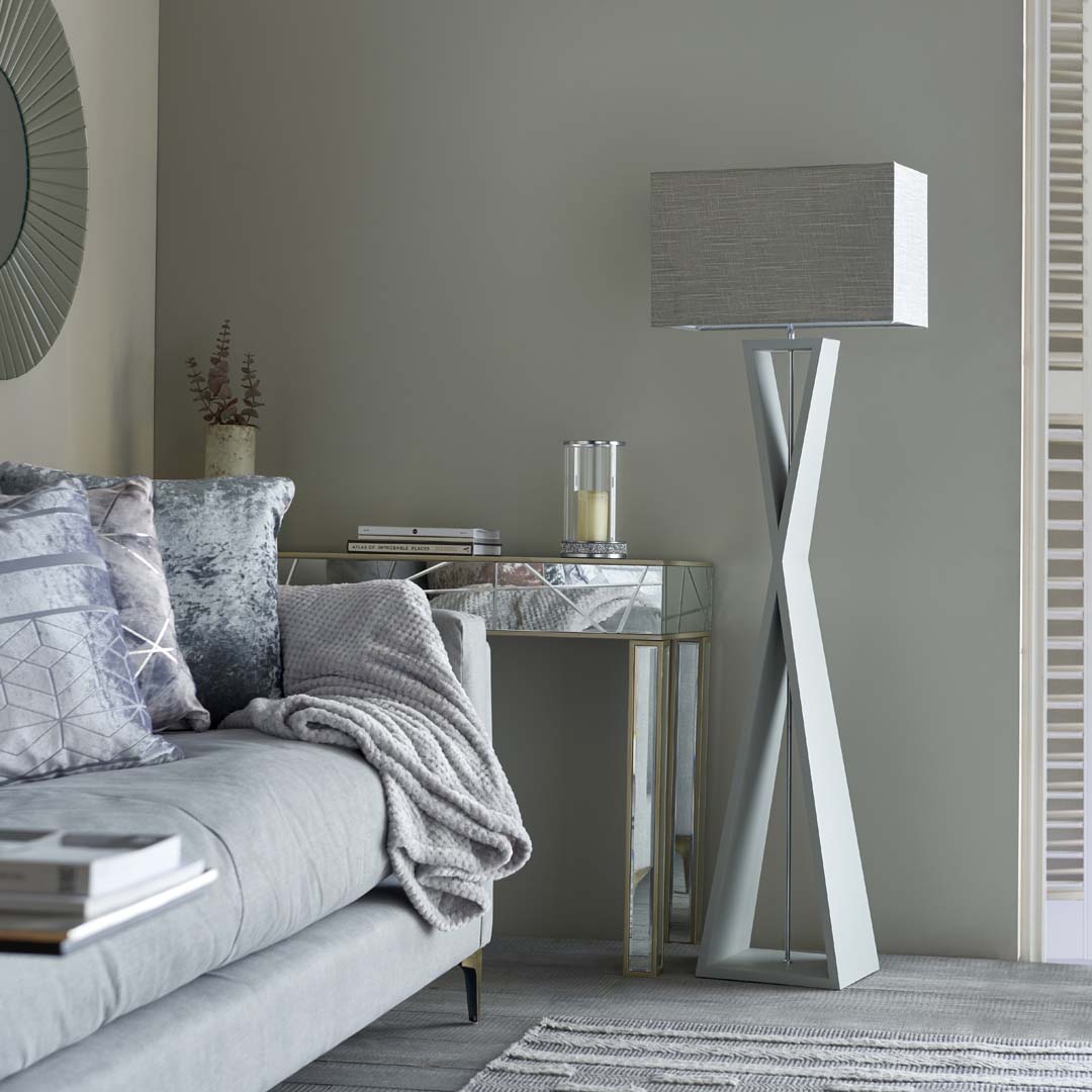 Kaden Floor Lamp Grey
