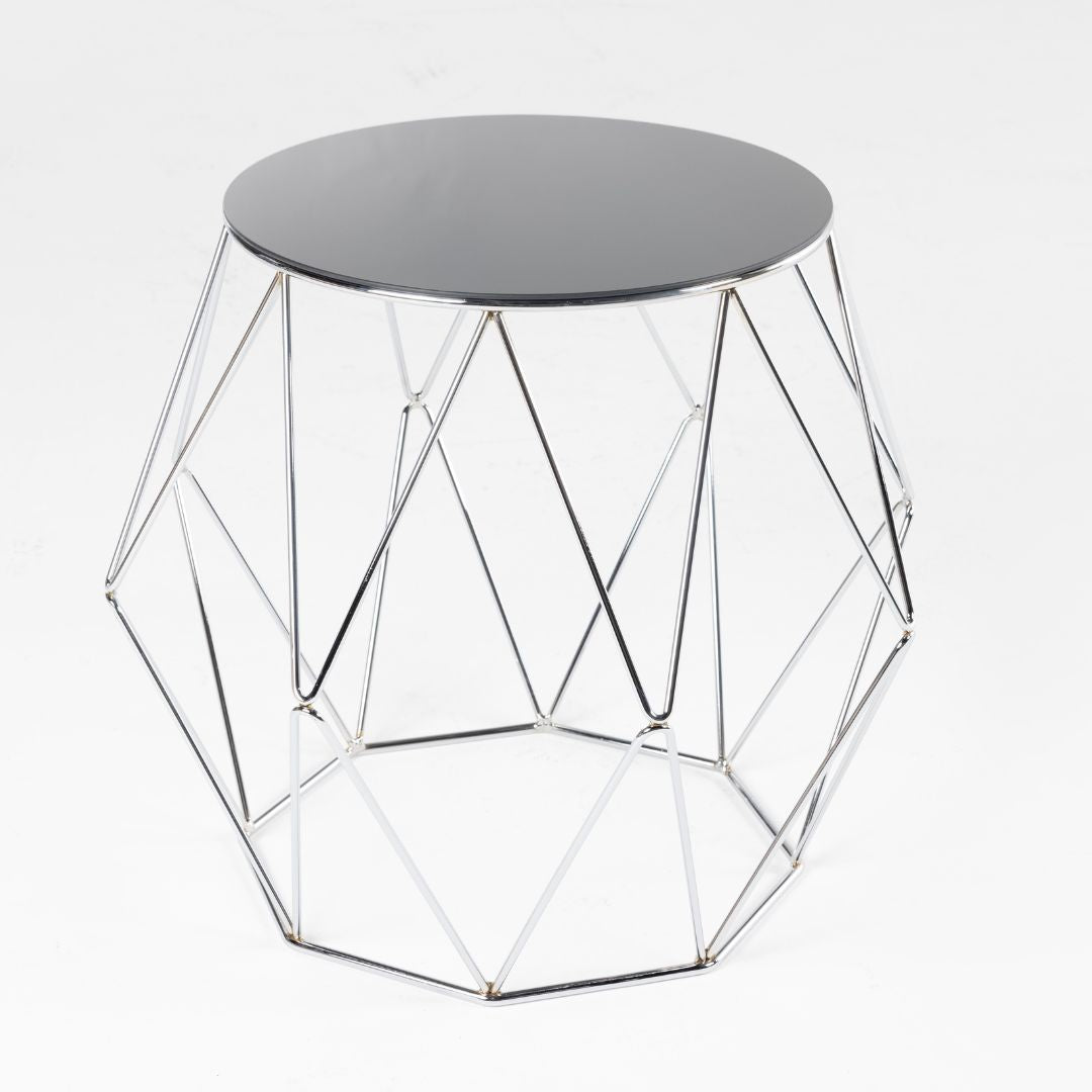 Eiffel Silver End Table