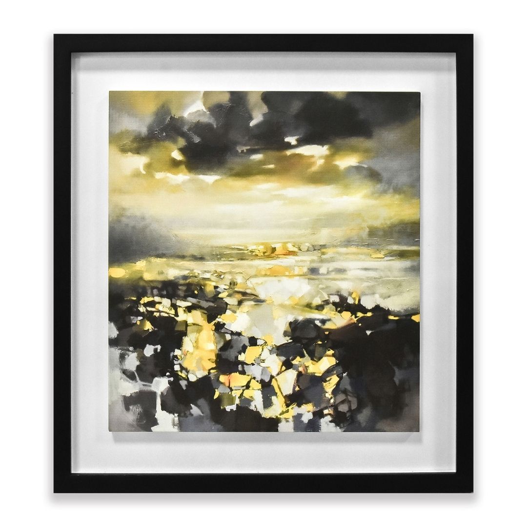 Yellow Matter Framed Wall Art 40x40
